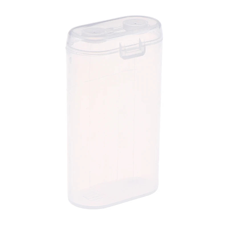 18650 Battery Storage Case – Clear Waterproof Holder, 2-Cell