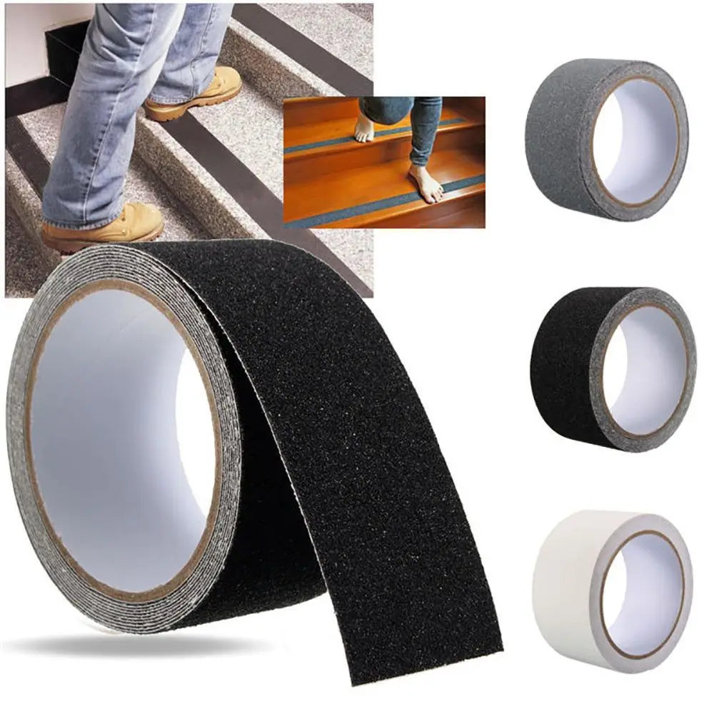 5m Floor Stairs Non Slip Tapes Indoor/Outdoor Bathroom Anti-Slip Strong Adhesive Stickers For Safety Traction Tape Stairs Floor Oasis Select