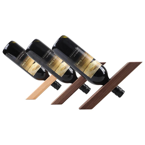 Home red wine rack decoration creative solid wood personality display stand wine rack modern simple wood storage bottle Oasis Select