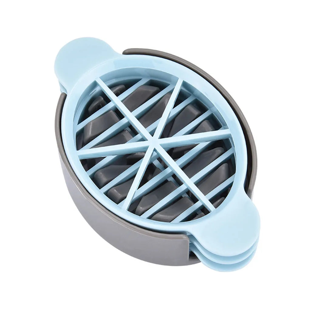 3 in1 Cut Multifunction Kitchen Egg Slicer Sectione Cutter Mold Flower Edges Gadgets Kitchen Tools Cooking Tools Oasis Select black