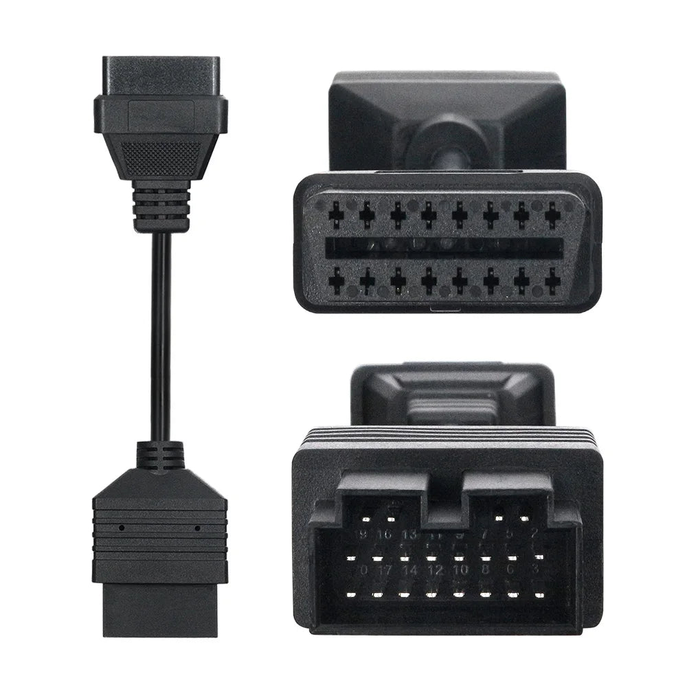 KIA 20 Pin to OBD2 16 Pin Diagnostic Adapter Cable OBD Diagnostic Adapter Oasis Select