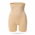 Women Shaper Yoga Shorts High Waist Body Shaper Underwear Slimming Shapewear Tummy Control Knickers Panty Seamless Boyshort Oasis Select Beige S