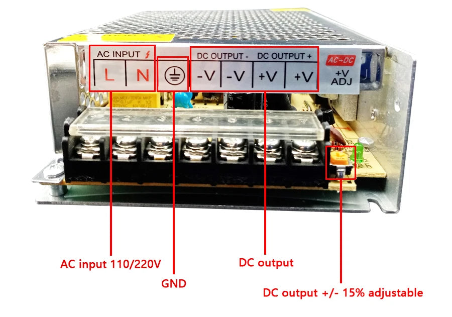 DC 5V 12V 24V 36V 48V 500W Power Supply 5 12 24 36 48 3 9 15 V AC 220V 110V TO DC 12V 24V 5V 36V 48V 3V 9V 15V 18V Power Supply Oasis Select