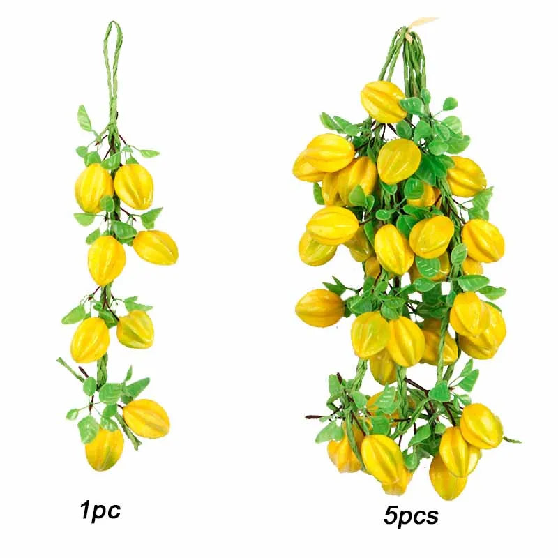 Artificial Simulation Food Vegetables Fake Chili Pepper Fruits Grapes