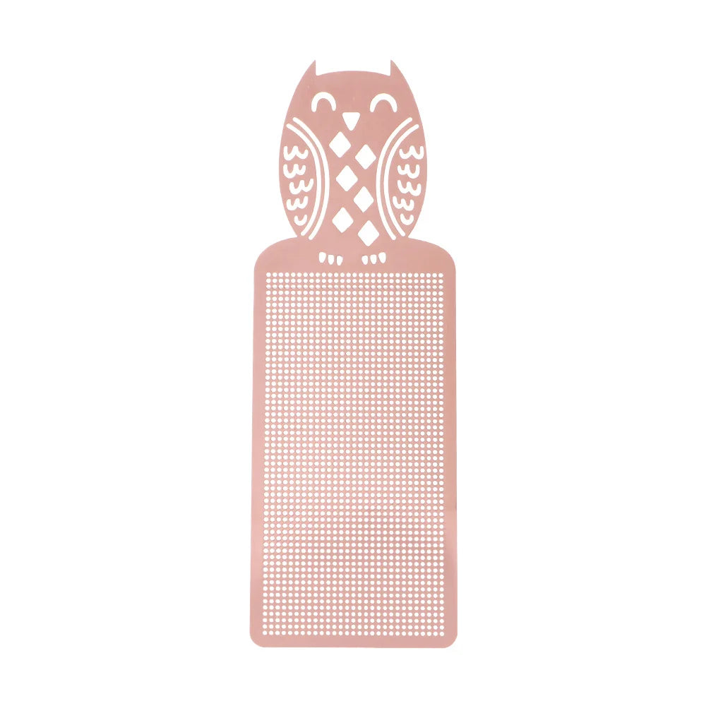 DIY Craft Cross Stitch Bookmark Butterfly Owl Stich Metal Silver Golden Needlework Embroidery Crafts Counted Cross-Stitching Oasis Select Owl Rose Gold