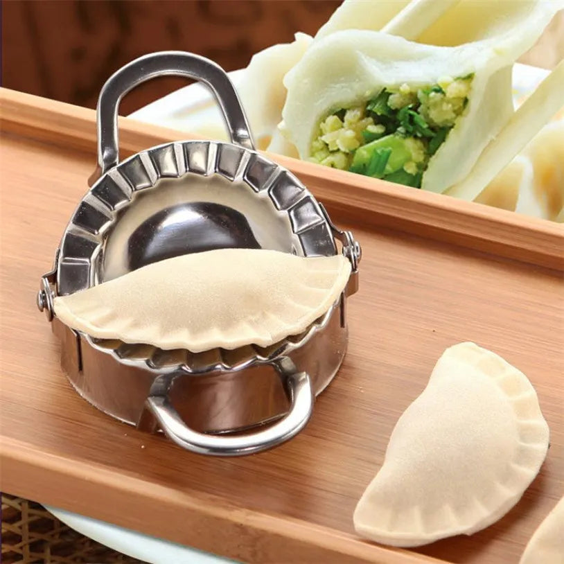 Stainless Steel Dumpling Maker Mould – Dough Cutter & Press Dumpling Mould Press Oasis Select
