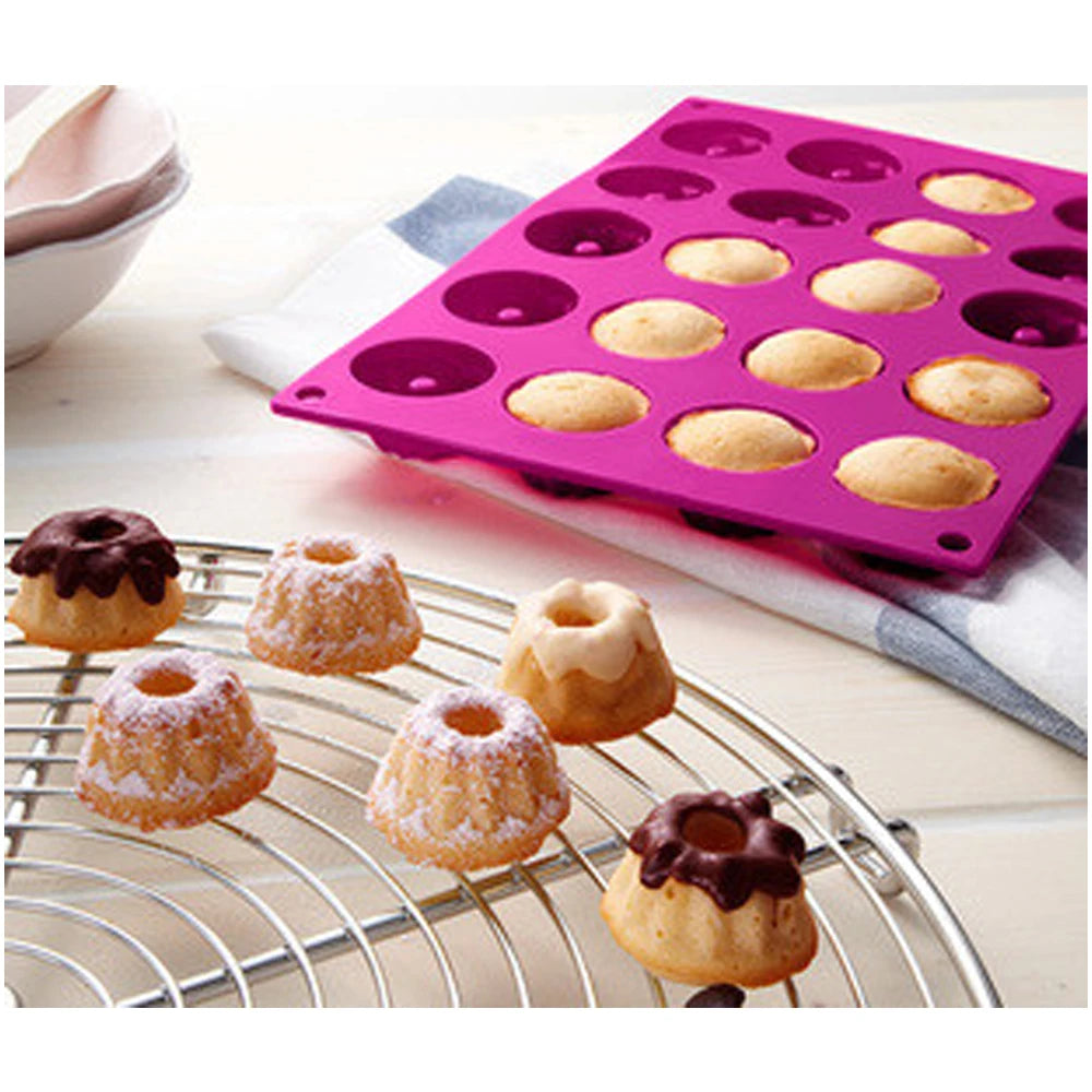 20-Cavity Silicone Chocolate Fondant Cake Mold – DIY Baking Tool Silicone Baking Mold Oasis Select