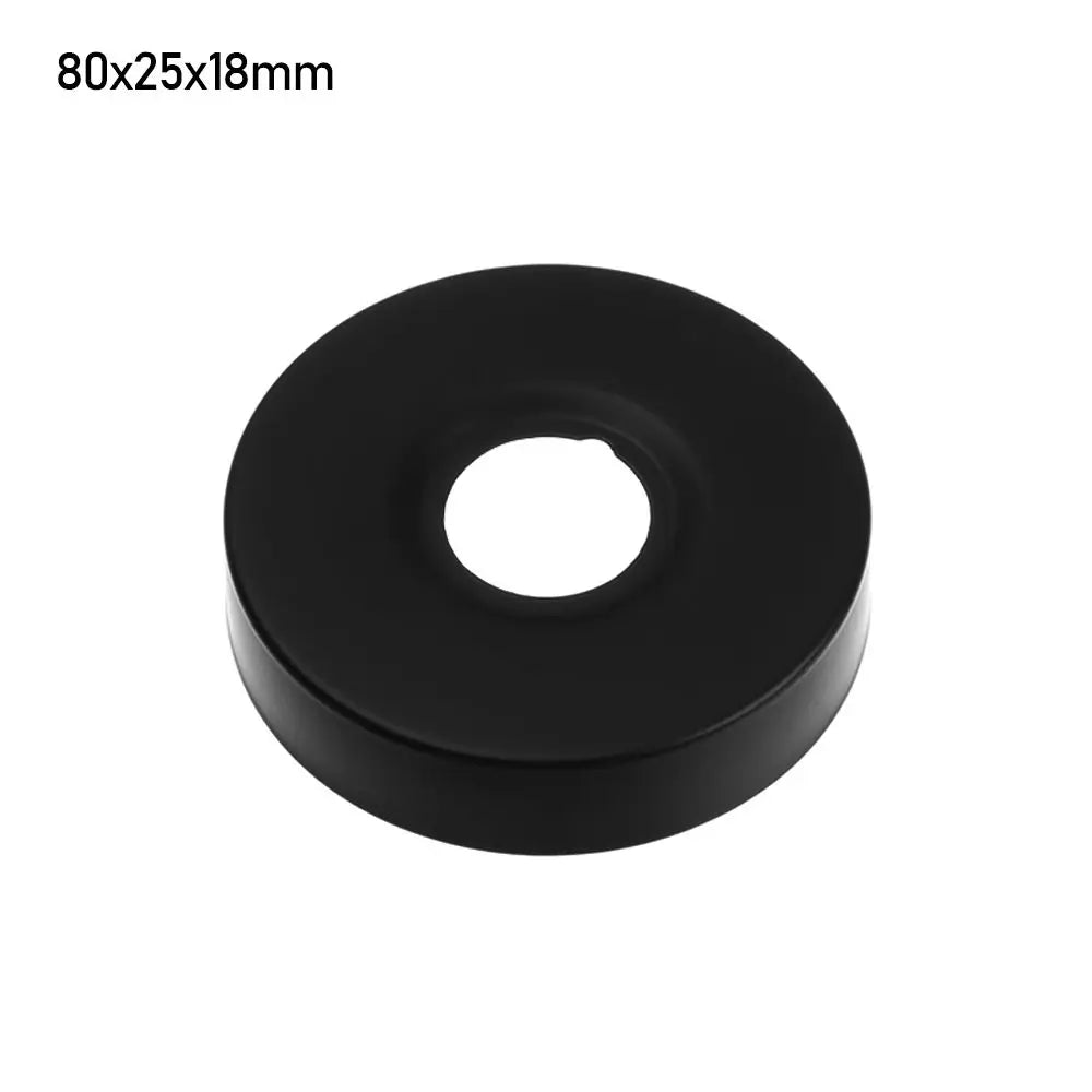 Black Stainless Steel Water Pipe Wall Covers Shower Chrome Finish Faucet Decorative Cover Kitchen Bathroom Accessories Oasis Select 80x25x18mm