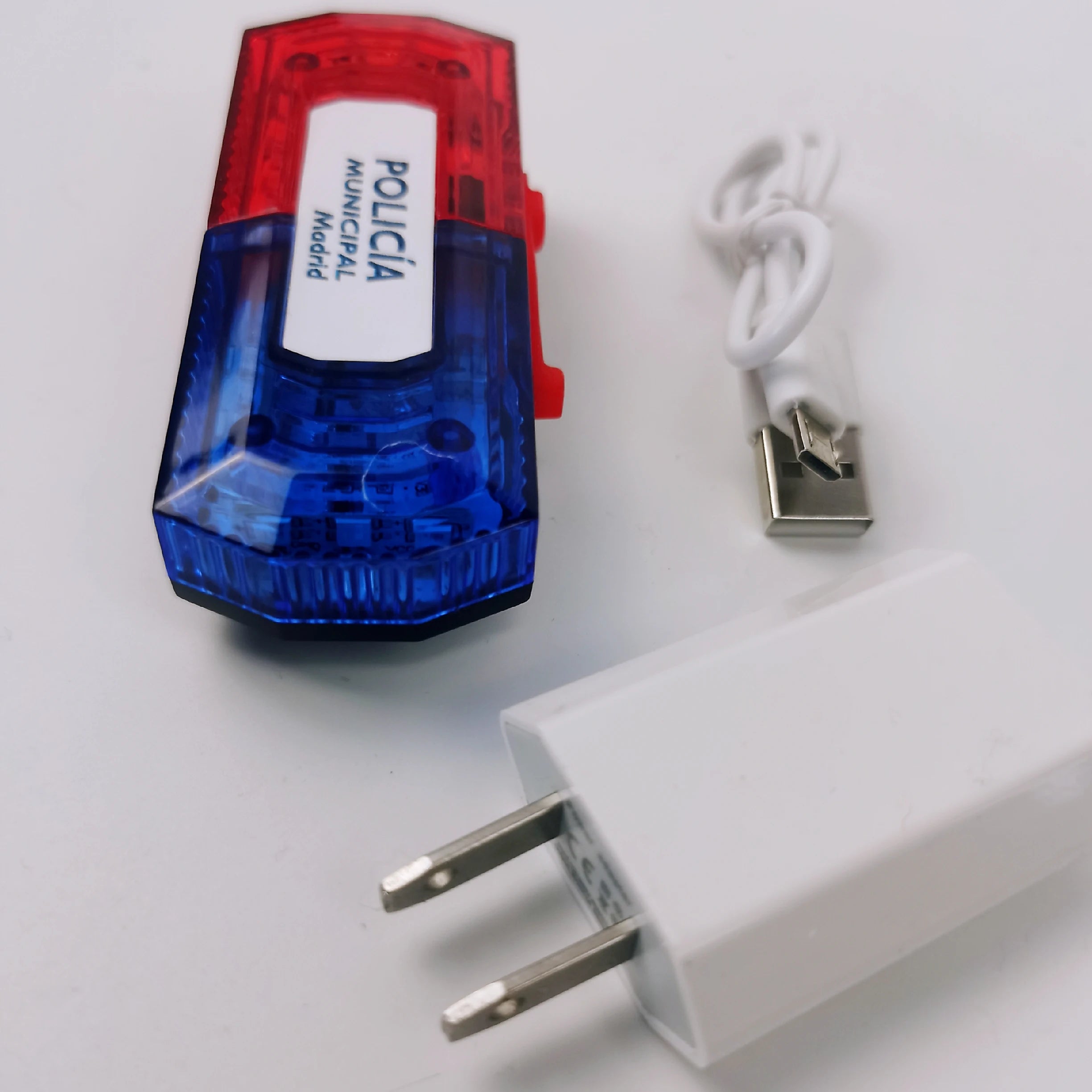 LED Rechargeable Shoulder Strobe Warning Clip Light | IP65