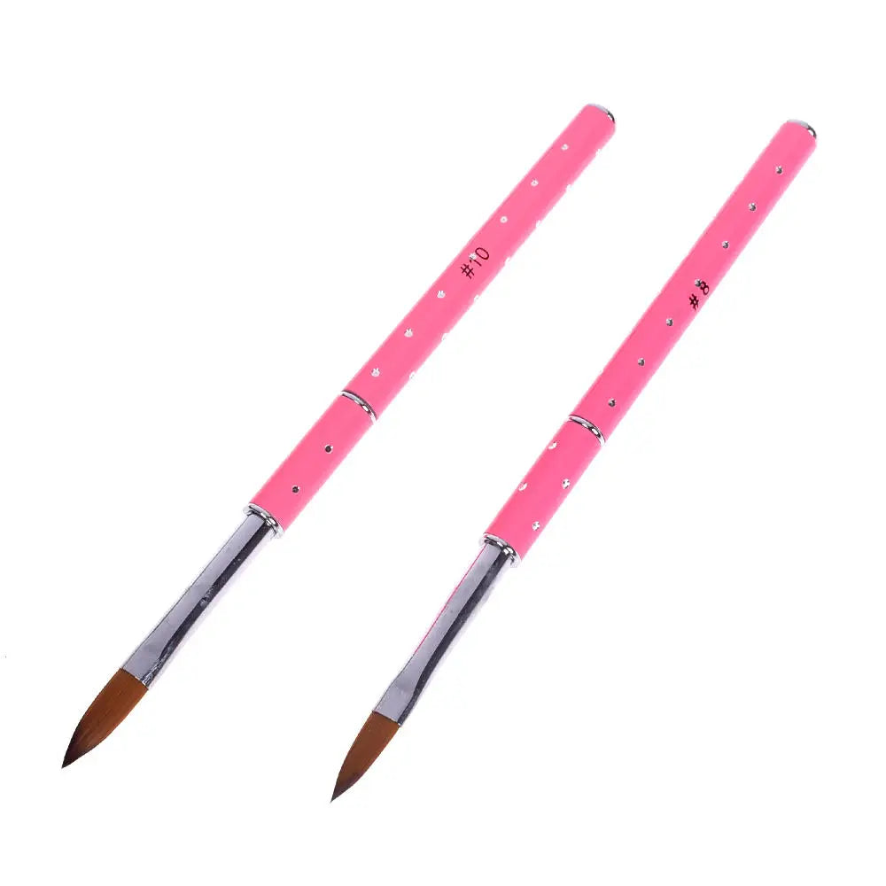 Kolinsky Sable Nail Art Brush – Metal Handle UV Gel & Acrylic