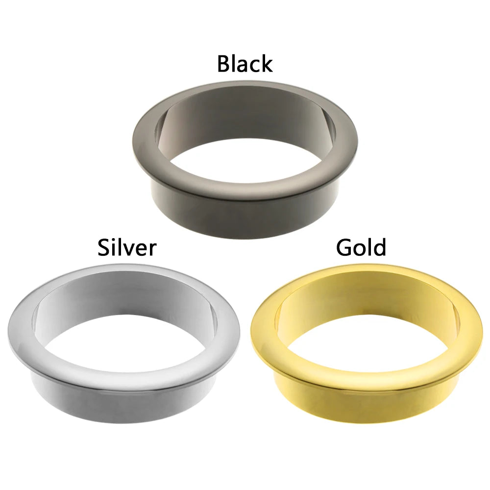 25-80MM Computer Grommet Table Cable Outlet Port Desk Wire Hole Cover Buckle Line Organizer Desk Table Cable Fastener Hardware Oasis Select