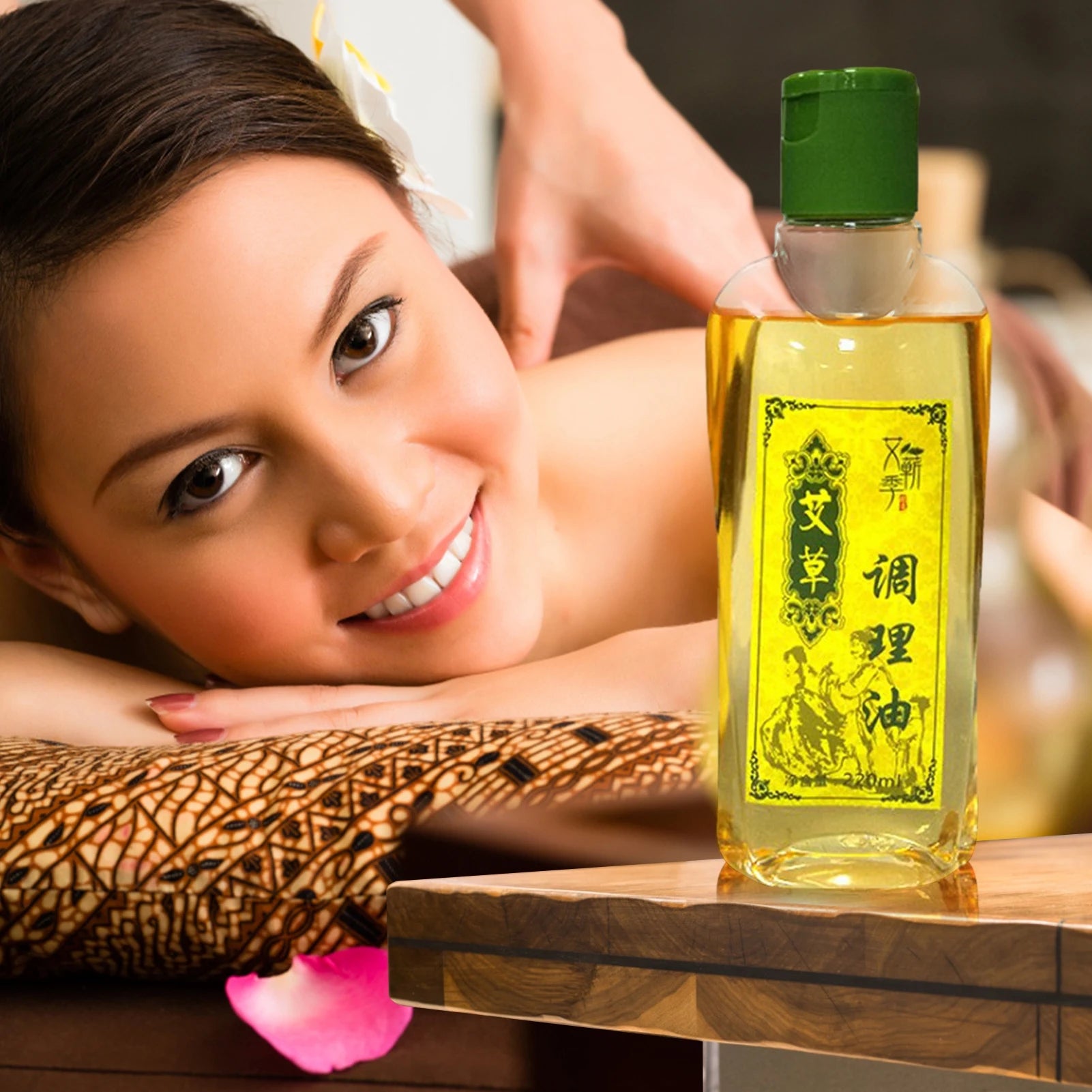 220ML Argy Wormwood Ginger Essential Oil Body Massage Oil Stress Relief SPA Scrape Therapy Essential Oil Body Massager Body Care Oasis Select