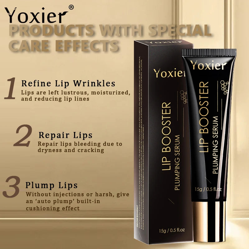 Lip Care Lip Booster Plumping Serum Repair Plumping Instant Anti-Drying Anti-Aging Anti-Wrinkle Sexy Beauty Hyaluronic Acid 15g Oasis Select