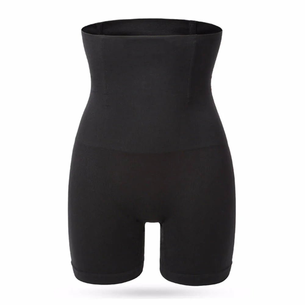 Women Shaper Yoga Shorts High Waist Body Shaper Underwear Slimming Shapewear Tummy Control Knickers Panty Seamless Boyshort Oasis Select black 4XL