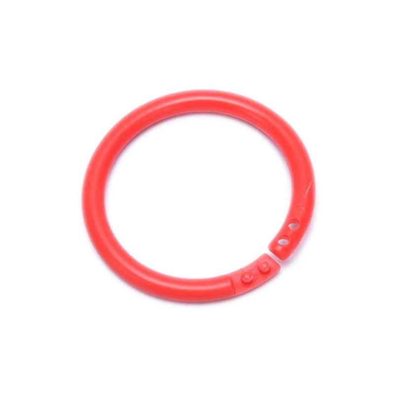 20Pcs 28mm Plastic Loose Leaf Binder Rings | DIY Notebook Albums