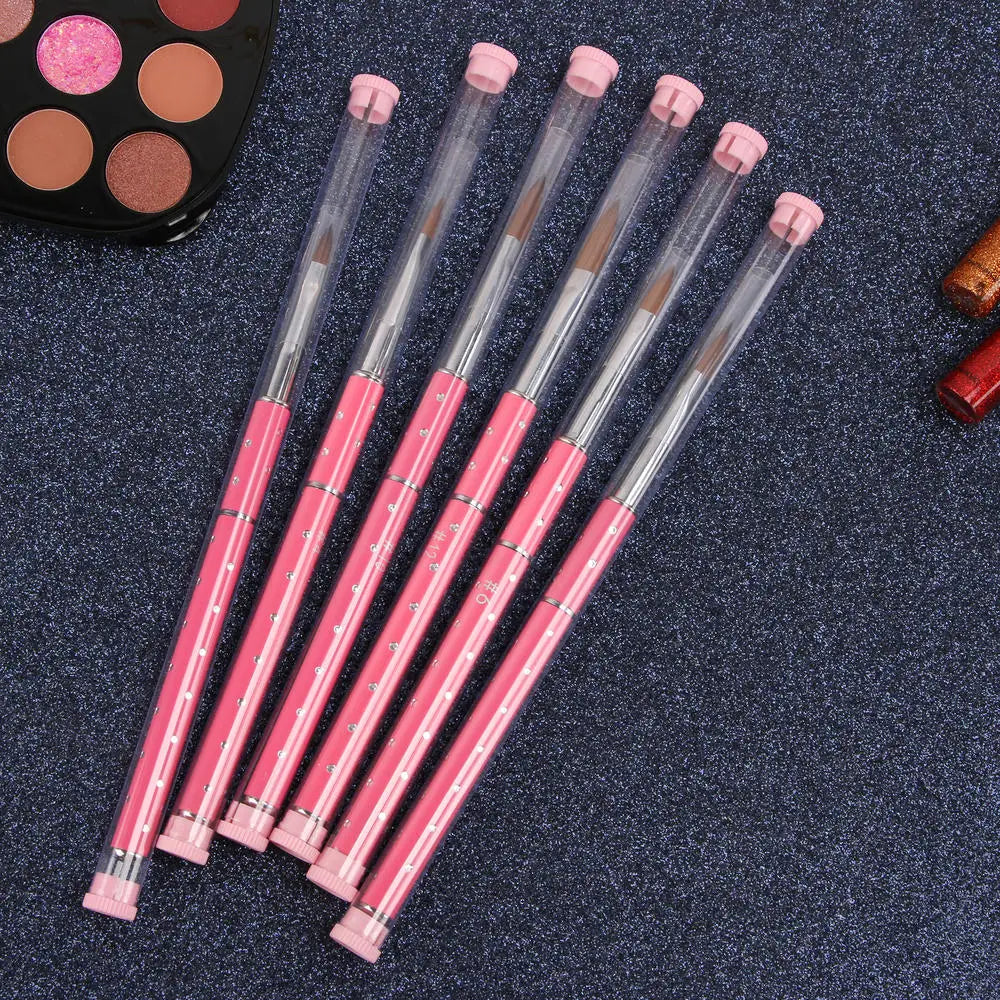 Kolinsky Sable Nail Art Brush – Metal Handle UV Gel & Acrylic