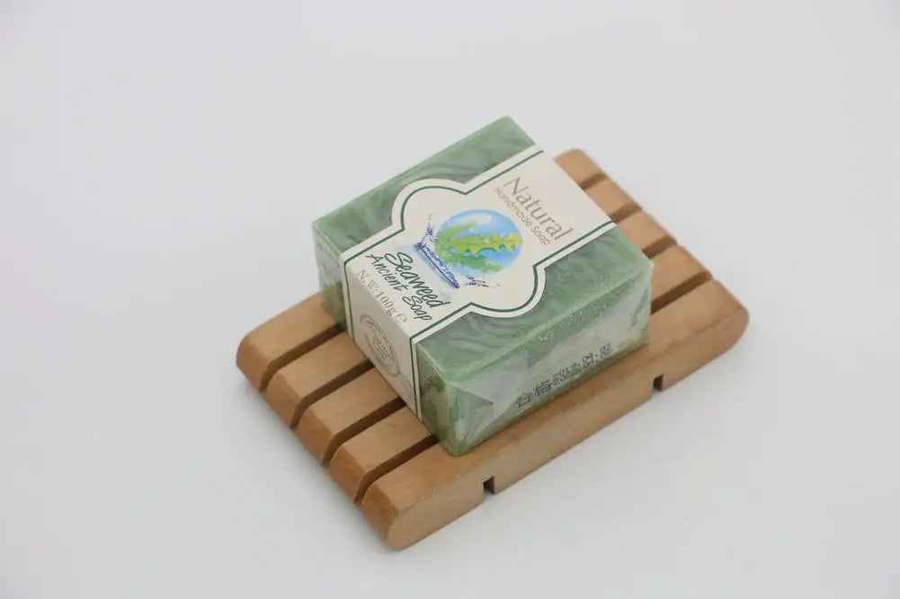 Natural Handmade Soap Bamboo Charcoal Oil Control Facial Cleaning Soap Chamomile Volcanic mud Hydrating Exfoliating Bath Soap Oasis Select Seaweed China Mainland
