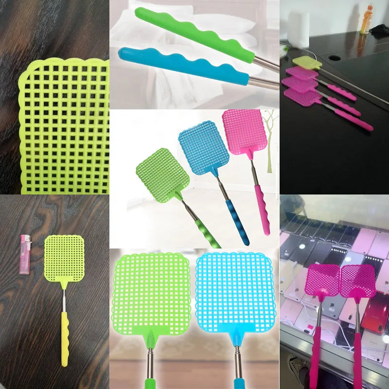 Extendable Fly Swatter Prevent Pest Mosquito Tools Flies Trap Retractable Fly Swatters Garden Supplies Telescopic Flies Swatter Oasis Select