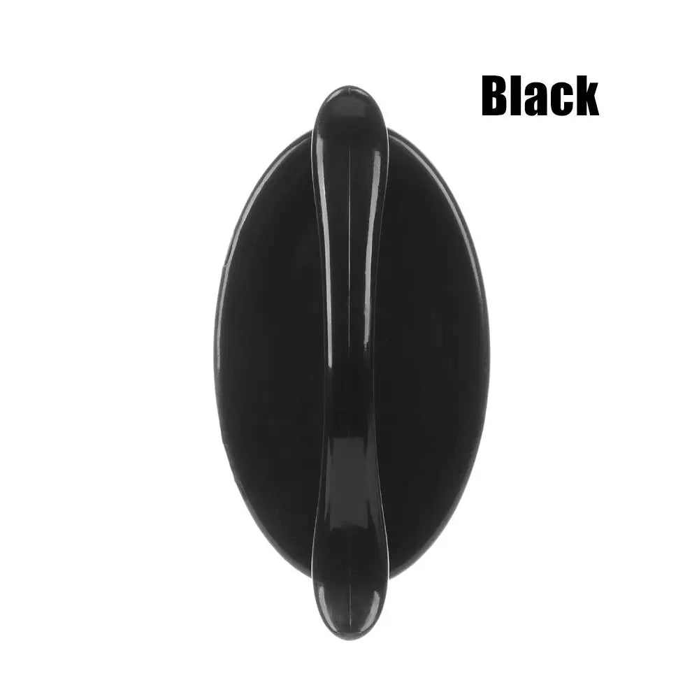 Round Auxiliary Knobs Cabinet Suction Cup Handle Window Sliding Door Self-adhesive Wardrobe Pulls Refrigerator Handle Oasis Select black 1