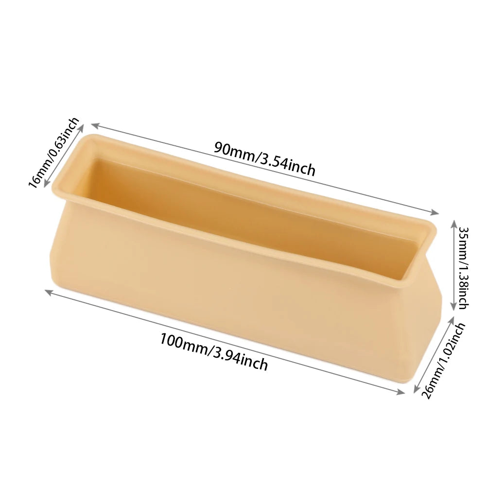 4PCS Silicone Rectangular Feet Cover Furniture Floor Protector Pad Anti slip Chair Leg Caps Wood Sofa Table Child Bed Stopper Oasis Select