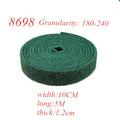 5M Brushed stainless steel Scouring pad Abrasive Tools Rust removal Polishing for industry Metals Wood Paint Hand brush Tool Oasis Select green 10CM