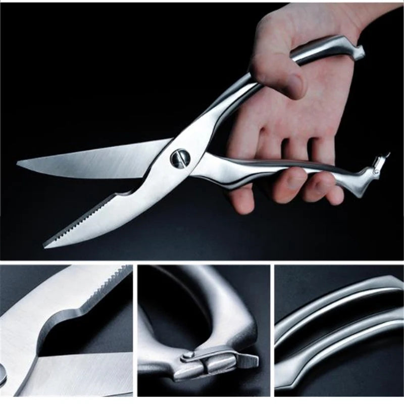 Stainless Steel Kitchen Shears – Poultry Bone & Meat Scissors Kitchen Shears Oasis Select Default Title