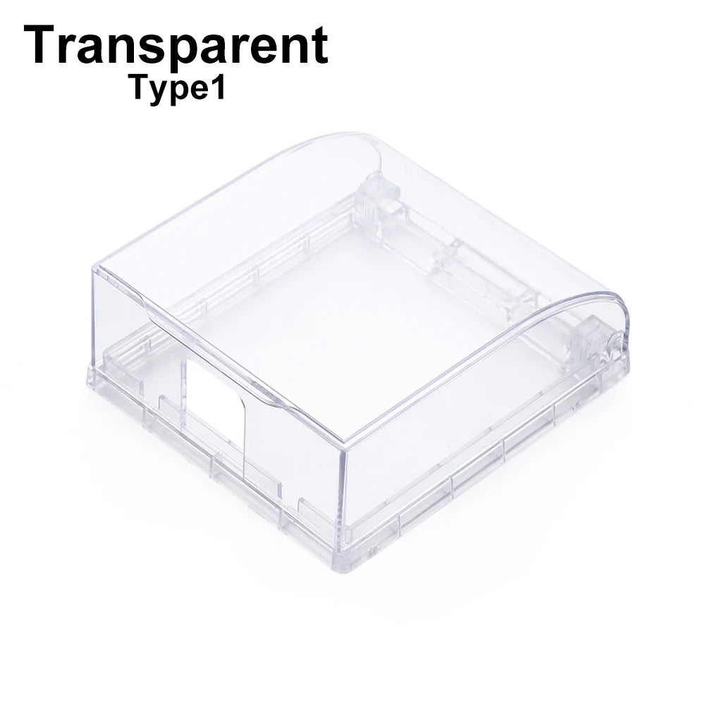 86 Type Waterproof Socket Cover | Self-Adhesive Wall Switch Box