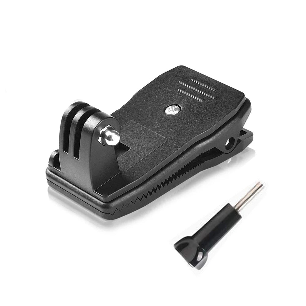 360° Backpack Strap Clip Mount for GoPro & Action Cameras