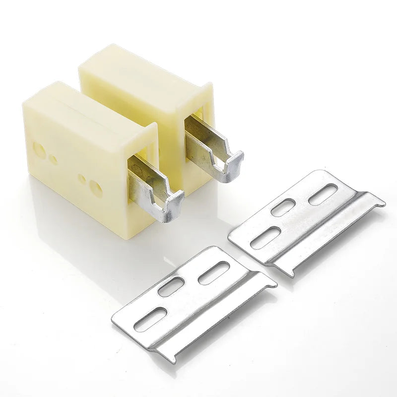 2pc Cupboard Hanging Fixed Accessories wall mount Fixed support Bracket Heavy invisible connector cabinet Furniture Hardware Oasis Select