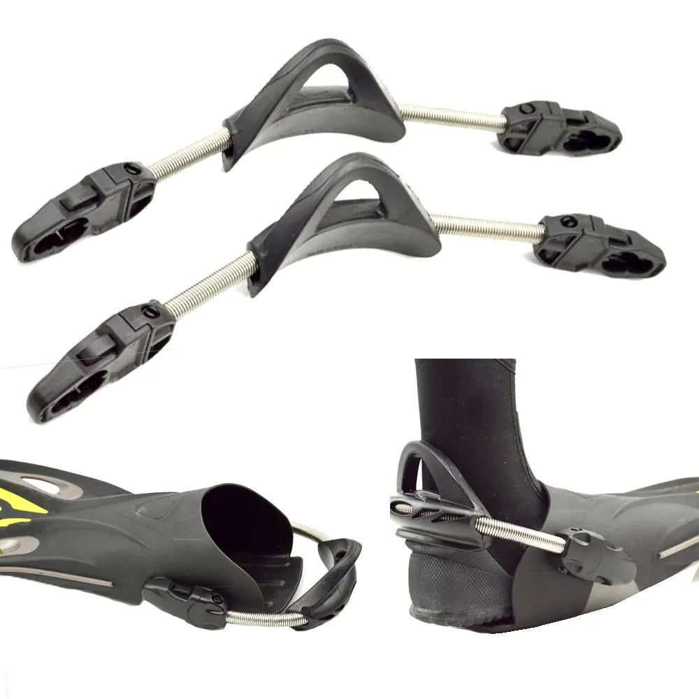 3 Size Scuba Diving Fin Spring Heel Strap with Quick Release Buckles Diver Fin Replacement Oasis Select XL