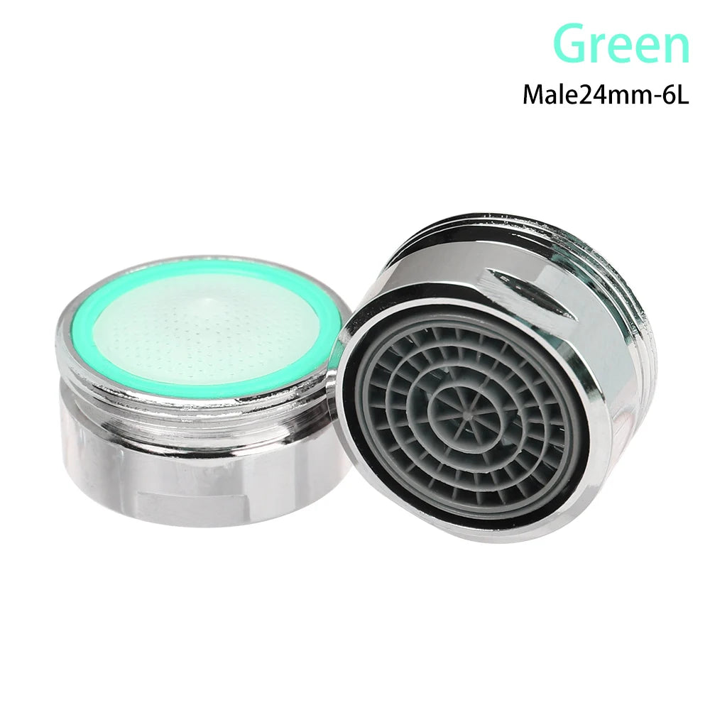 Flexible 360 Degree Water Saving Faucet Nozzle Sprayer Tap Aerator Outlet Swivel Tap Head Sink Mixer Kitchen Supplies Oasis Select Male24mm-6L