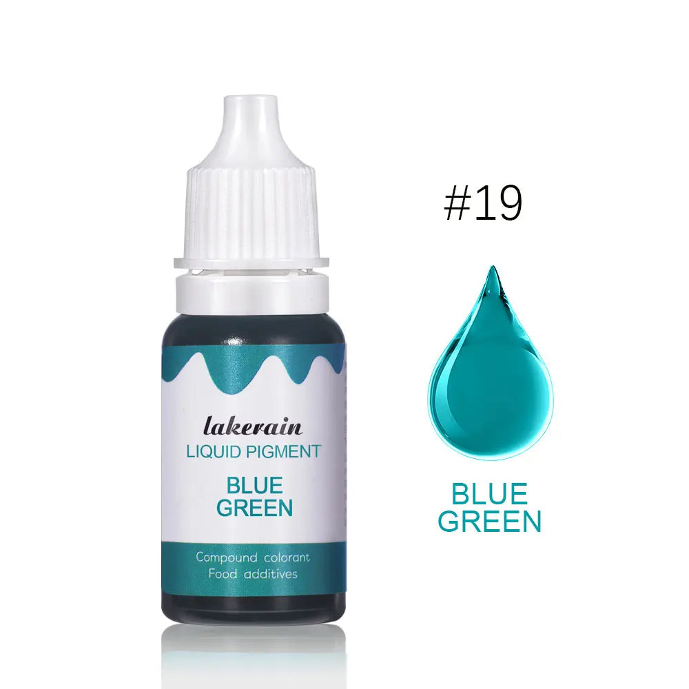10ml Lip Gloss Liquid Pigment Flavor Essence Oil Drop for Clear Lip Gloss Base Gel Lip Glaze Odorless Moisturizing Lipgloss Base Oasis Select liquid pigment 19