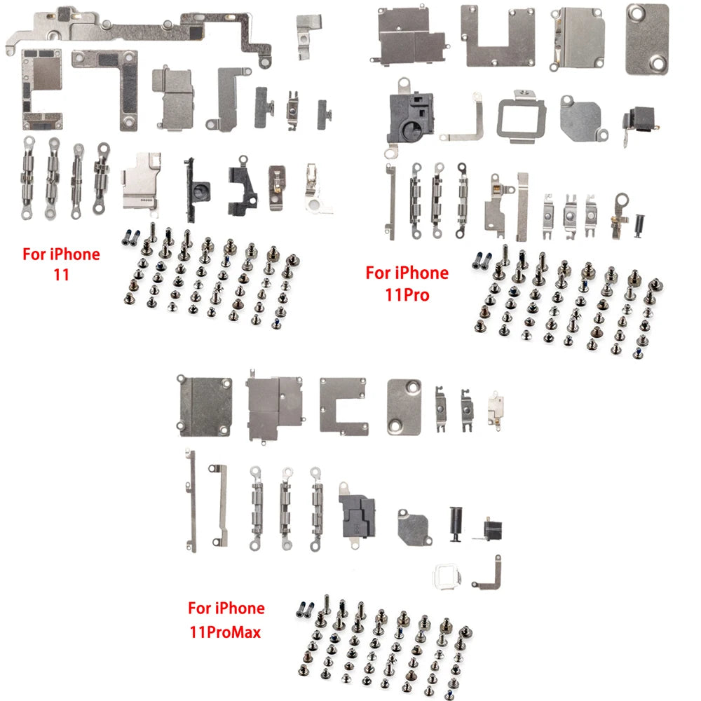iPhone 6–11 Pro Max Inner Metal Bracket Shield Plate & Screws Set