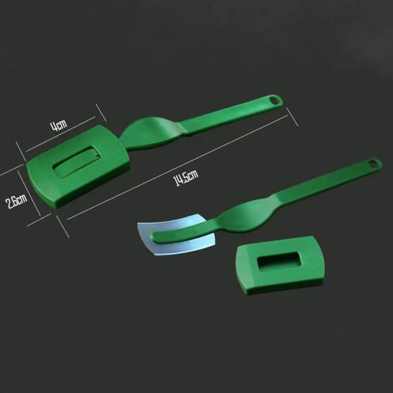Plastic Bread Lame Tools Pastry Scraper Bread Knife/Slicer/Cutter Dough Breads Scoring Lame with Blades and Cover Oasis Select