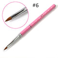 Kolinsky Sable Nail Art Brush – Metal Handle UV Gel & Acrylic