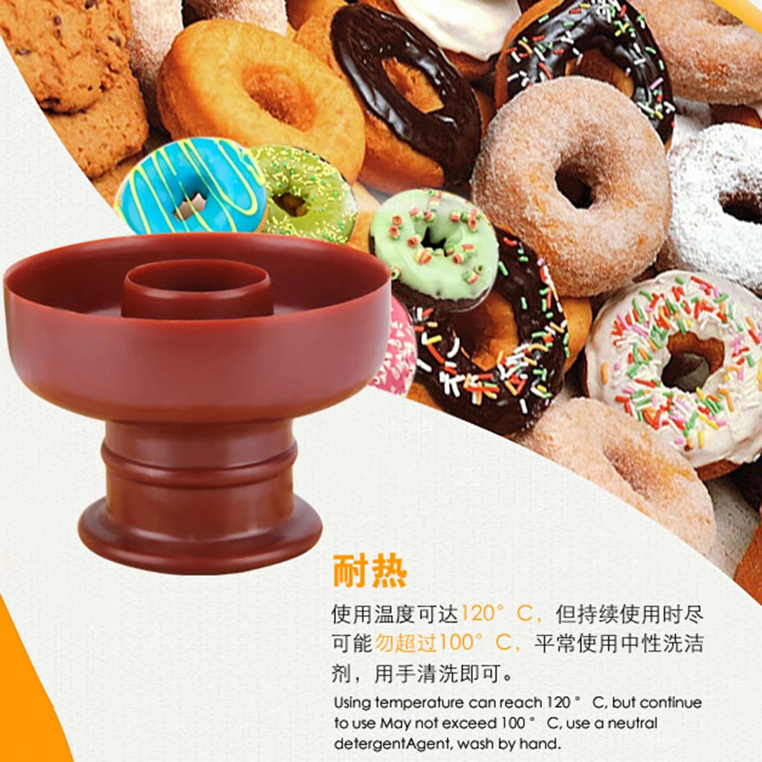Donut Mold Dessert Tool Fondant Mold DIY Tool Desserts Sweet Food Bakery Baking Cookie Cake Mould Easy To Clean Oasis Select