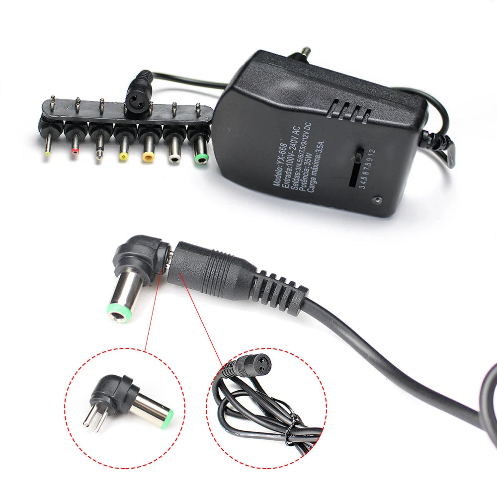 AC DC 220V To 12V Transformers USB Unviersal Power Supply 3V 5V 6V 9V 12V Adjustable Power Adapter Supply 3- 12 V Volt 30W Cable Oasis Select