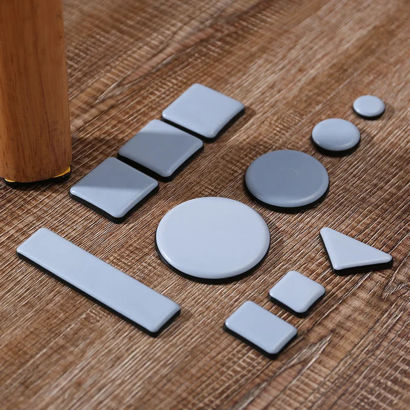 4PCS Floor Rubber Protector Pads Self-Adhesive Anticollision Round Mat Chair Table Glides Furnitures Legs Slider Home Supplies Oasis Select