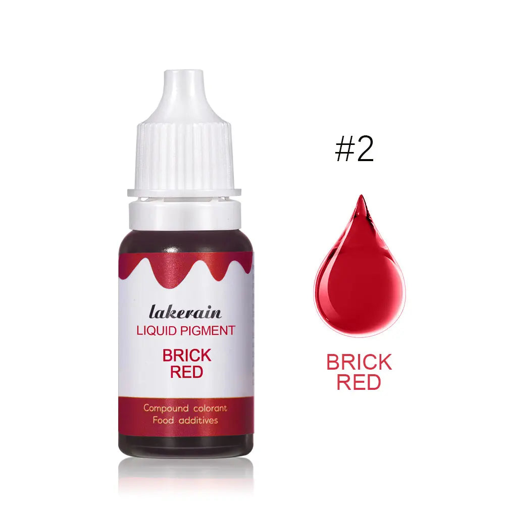 10ml Lip Gloss Liquid Pigment Flavor Essence Oil Drop for Clear Lip Gloss Base Gel Lip Glaze Odorless Moisturizing Lipgloss Base Oasis Select liquid pigment 2