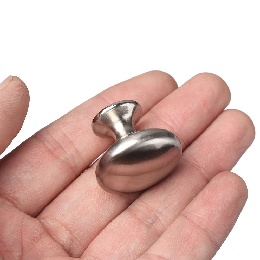 Zinc Alloy/Aluminium Alloy Cupboard Door Pulls Drawer Handles Round Cabinet Knobs With Screws Furniture Hardware Oasis Select