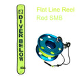 30M Line Scuba Diving Finger Reel Spool 110cm SMB Safety Sausage Diving Safety Kit for Underwater Diver Snorkeling Cave Oasis Select Green SMB Green Line