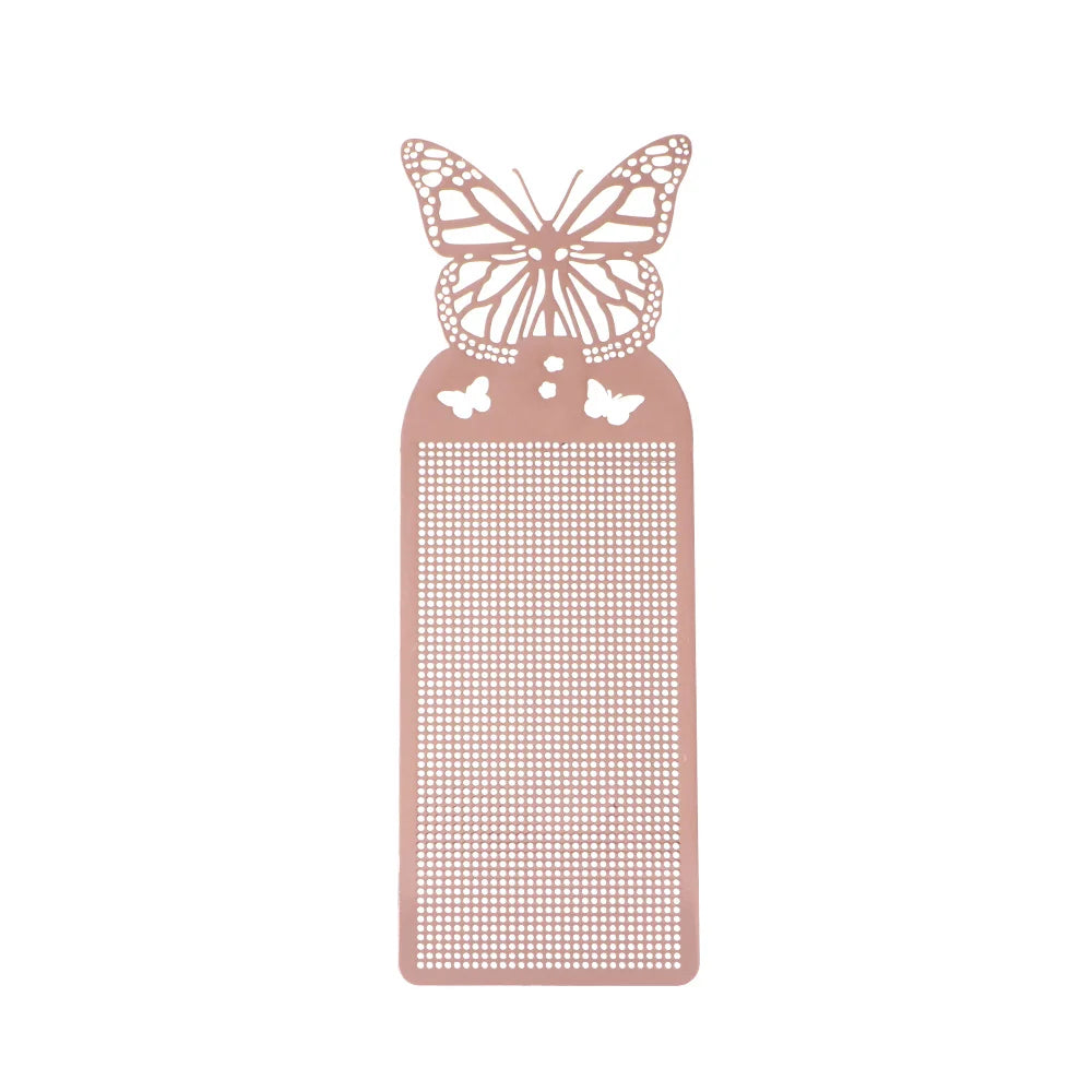 DIY Craft Cross Stitch Bookmark Butterfly Owl Stich Metal Silver Golden Needlework Embroidery Crafts Counted Cross-Stitching Oasis Select Butterlfy Rose Gold