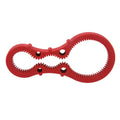Creative Jar Opener Multi Purpose Jar Lids Bottle Cap Grip Rubber Opener Tool for Soda Bottles Condiments Canned Goods Bar Tools Oasis Select Red CHINA