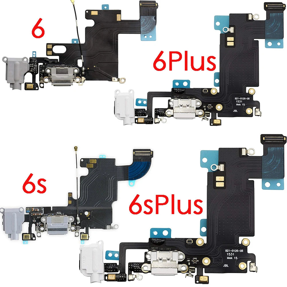 iPhone 6–8 Plus Charging Dock Flex Cable | USB Port & Mic Fix
