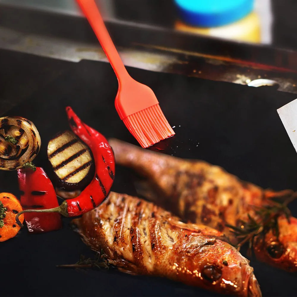 Reusable Nonstick BBQ Grill Mat & Oven Baking Sheet – Set of 8 BBQ Grill Mat Oasis Select