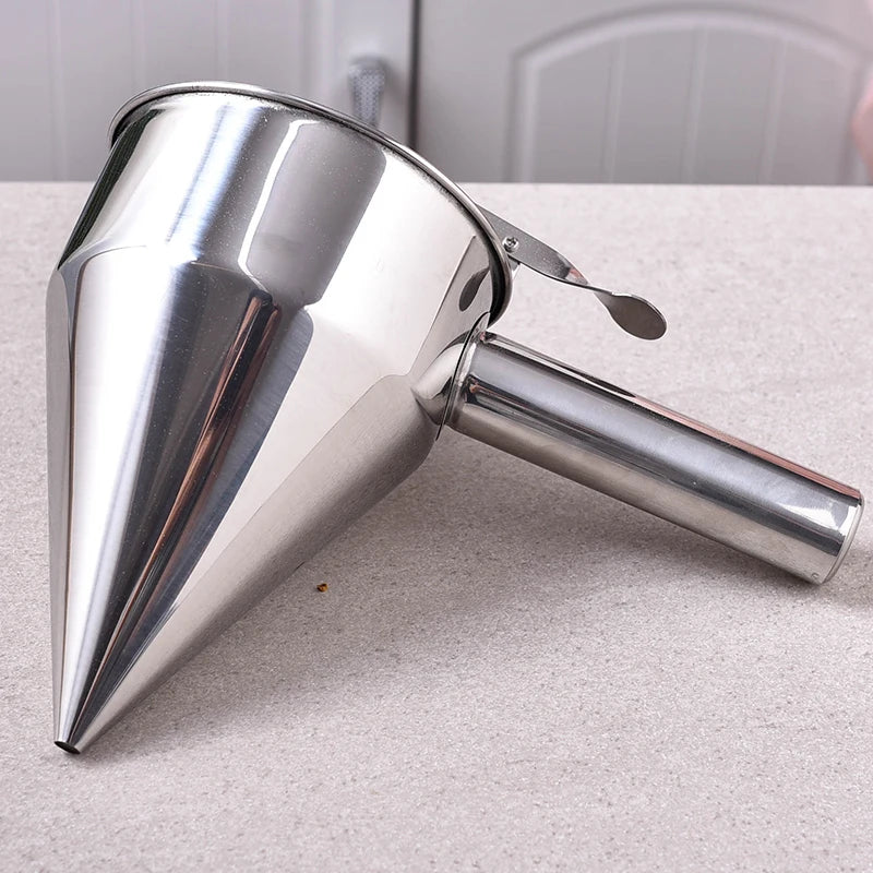 Stainless Steel Batter Dispenser Funnel & Rack | Octopus Balls Batter Dispenser Funnel Oasis Select