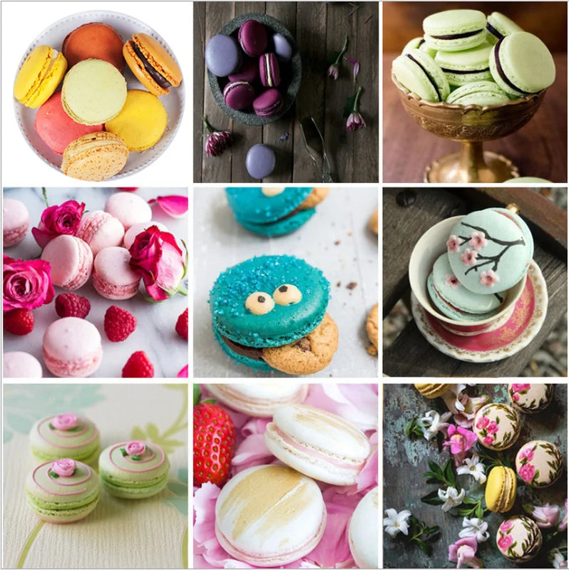 48-Cavity Silicone Macaron Baking Mat – Non-Stick DIY Mold Silicone Baking Mat Oasis Select