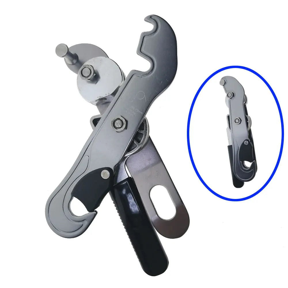 30KN Climbing Self Braking Stop Descender Rock Climber Rope Clamp Grab Belaying Rappelling Gear Oasis Select Default Title