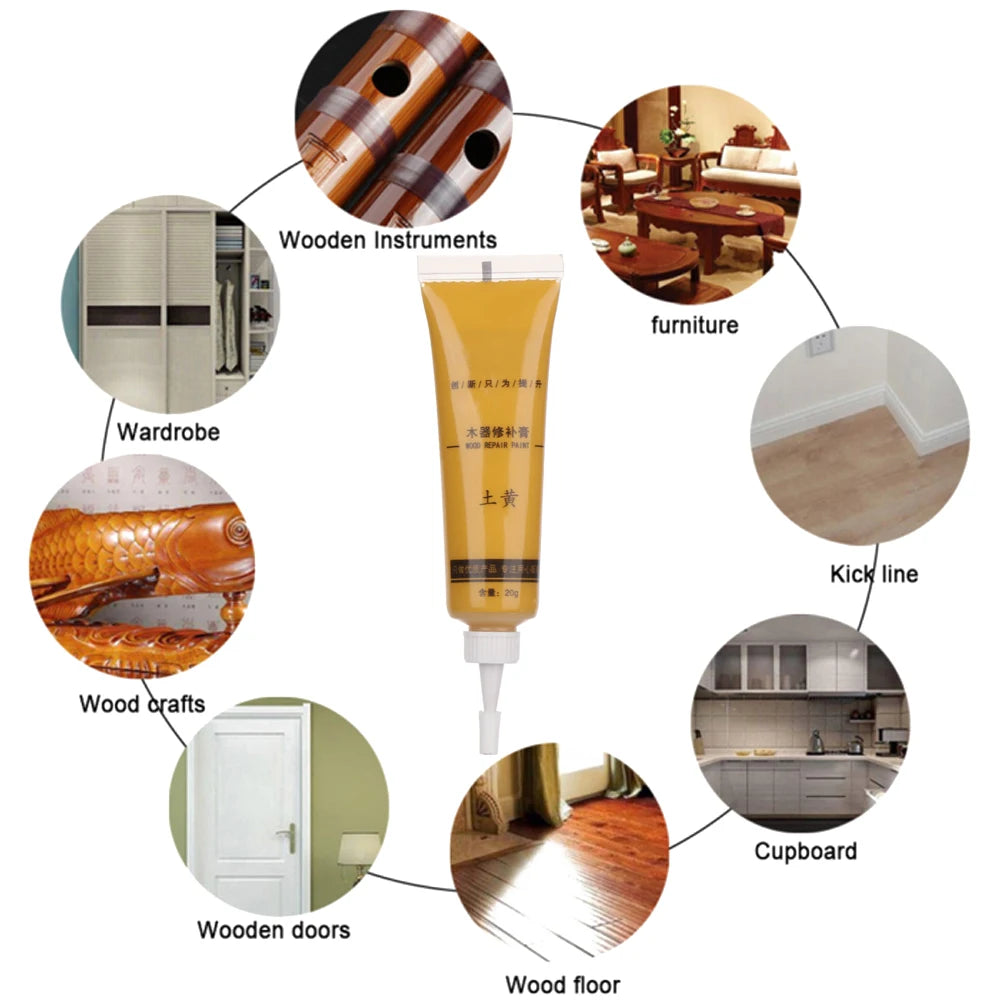 Marker Pen Cream Wax Repair Polymer Resin For DIY Wood cratch Filler Remover Wooden Furniture Touch Up Tool Fast Repair Oasis Select