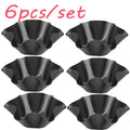 6-Piece Nonstick Flower Egg Tart Molds – Reusable Baking Cups Baking Mold Set Oasis Select 6pc